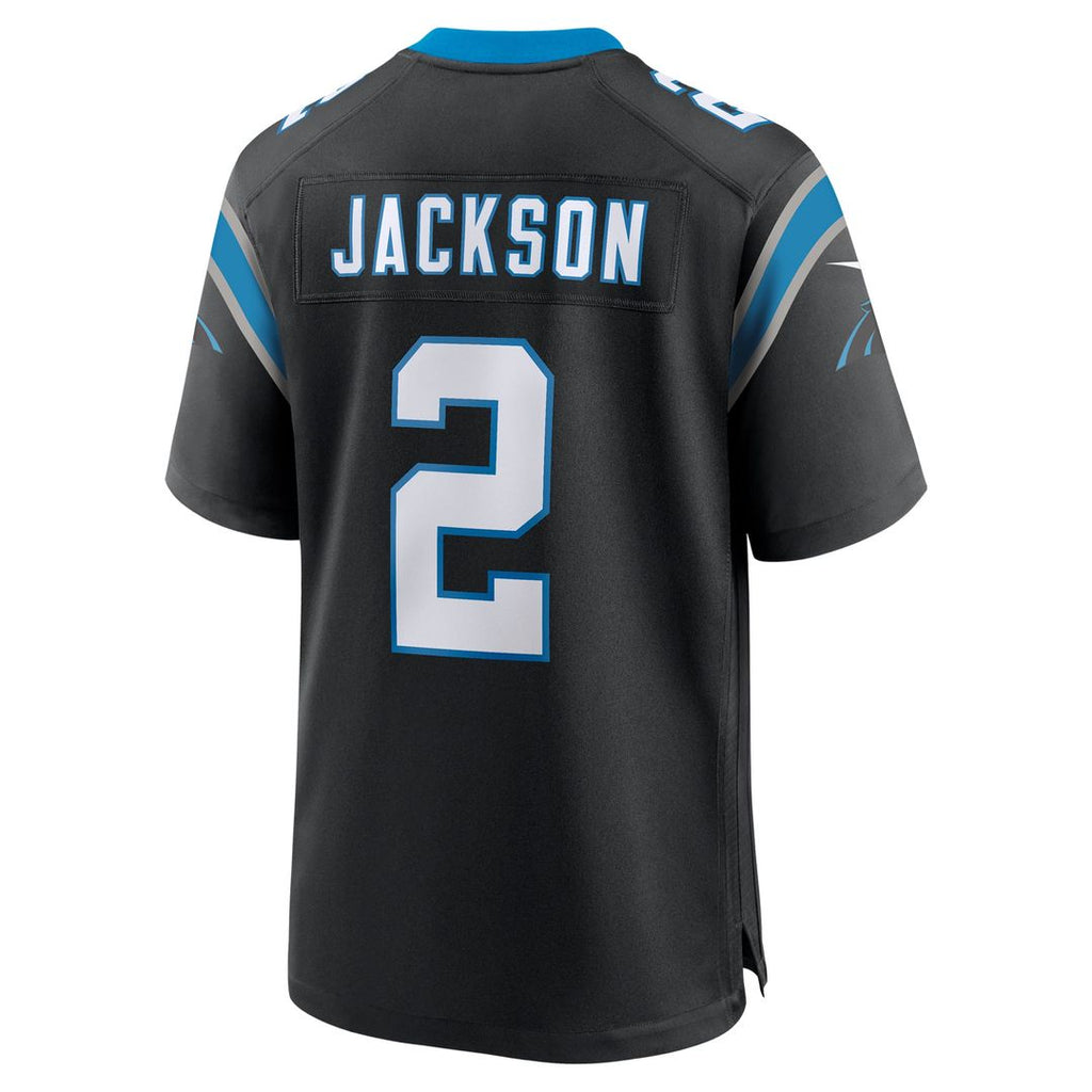Mike Jackson Carolina Panthers Game Jersey - Black