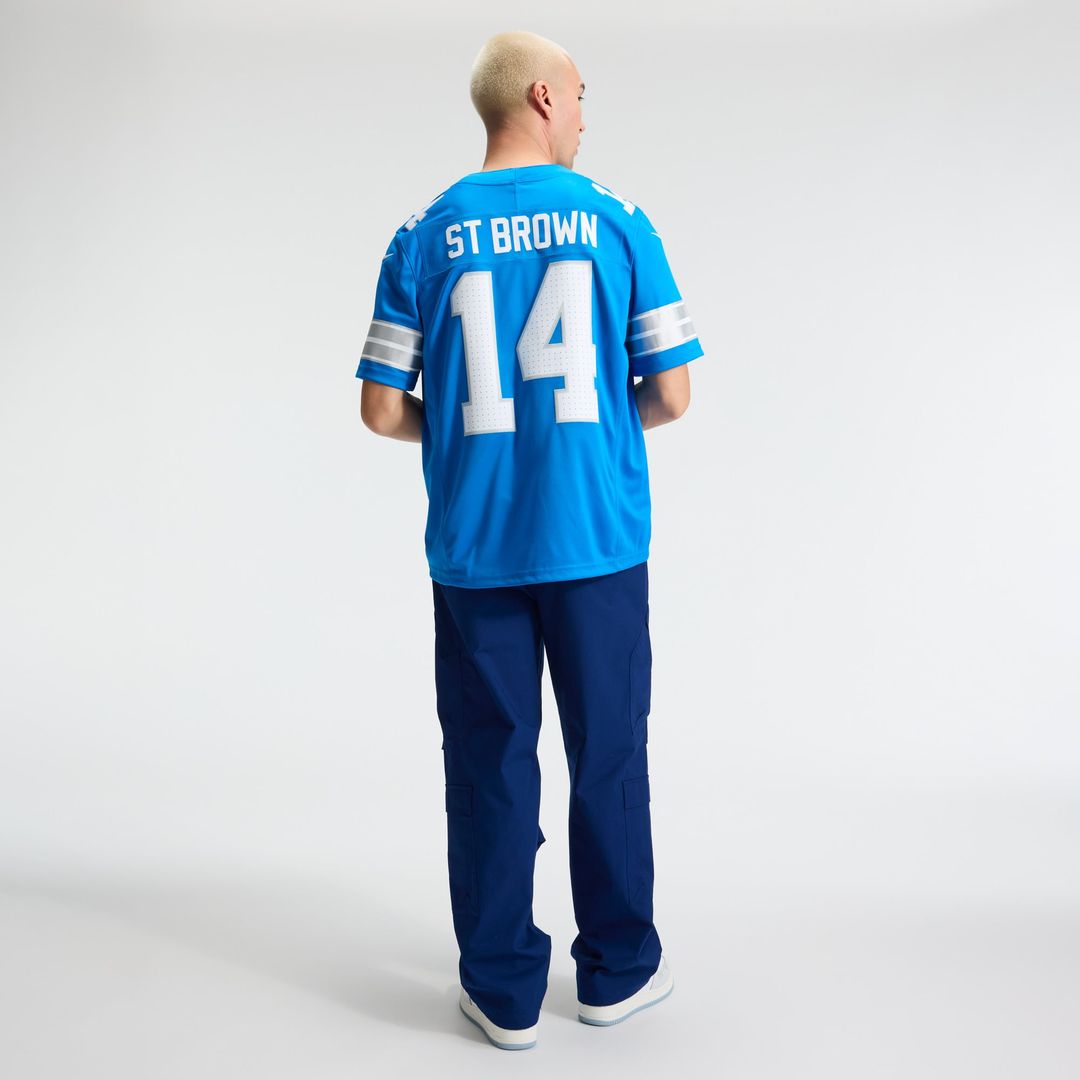 Amon-Ra St. Brown Detroit Lions Alternate Vapor F.U.S.E. Stitched Limited Jersey - Black