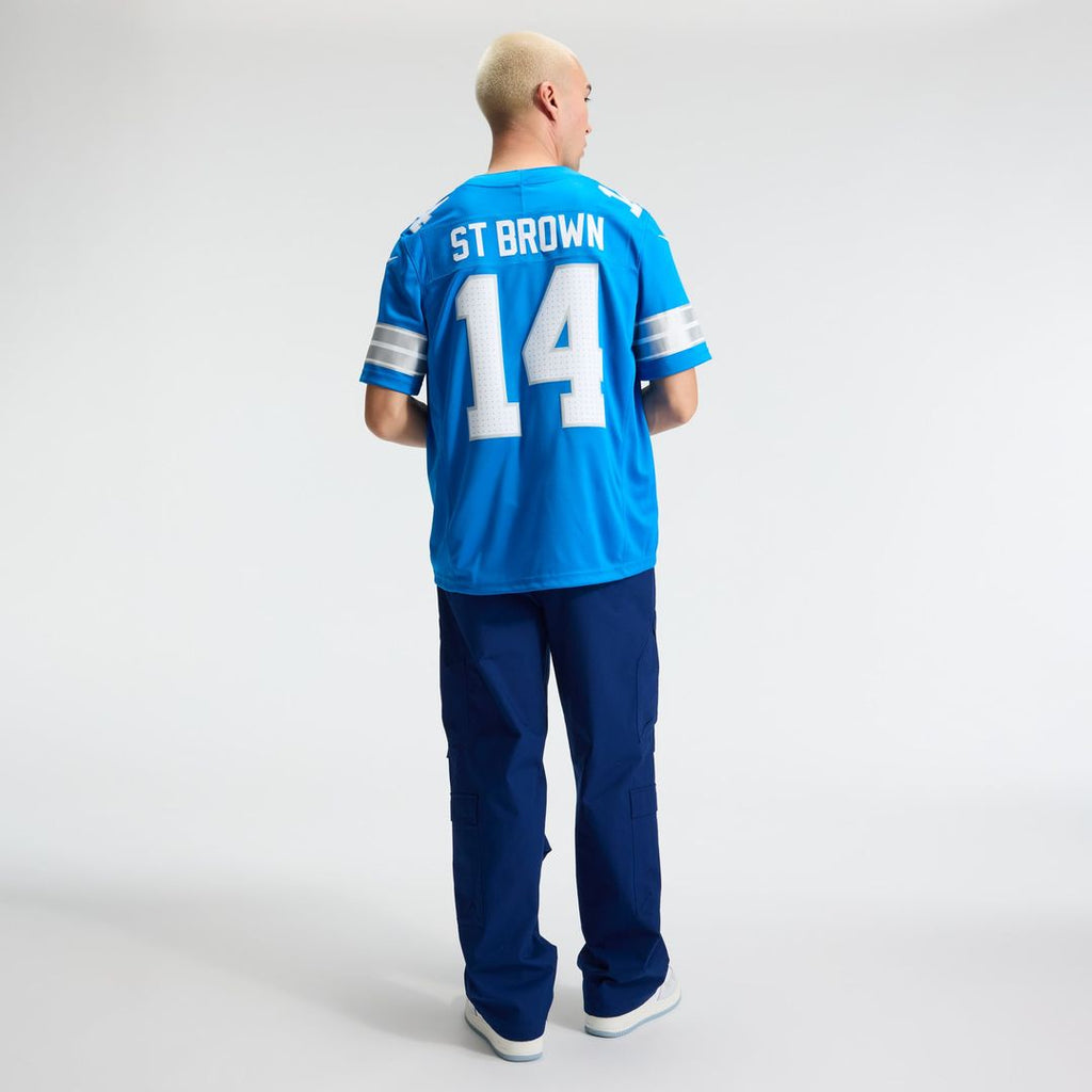 Amon-Ra St. Brown Detroit Lions Vapor F.U.S.E. Stitched Limited Jersey - Blue
