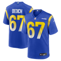 Justin Dedich Los Angeles Rams Game Jersey - Royal Blue