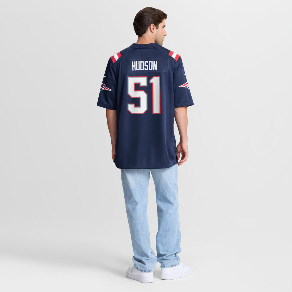 James Hudson New England Patriots Game Jersey - Navy