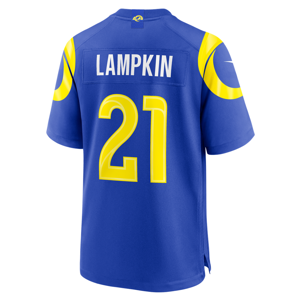 Cam Lampkin Los Angeles Rams Game Jersey - Royal Blue