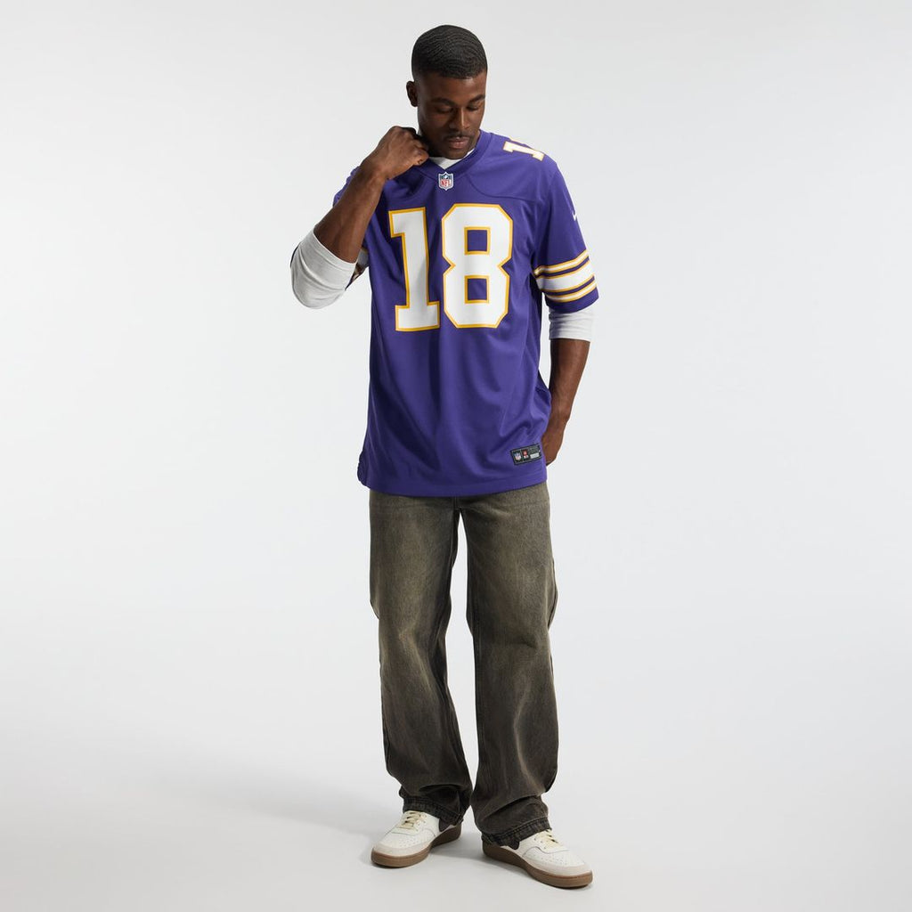 Justin Jefferson Minnesota Vikings Classic Game Jersey - Purple