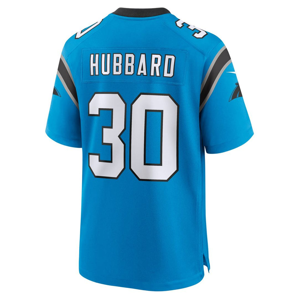 Chuba Hubbard Carolina Panthers Game Jersey - Black