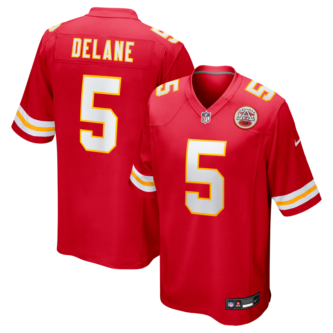 Mansoor Delane Kansas City Chiefs Game Jersey - Red