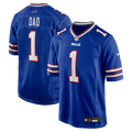 Number 1 Dad Buffalo Bills Game Jersey - Royal Blue