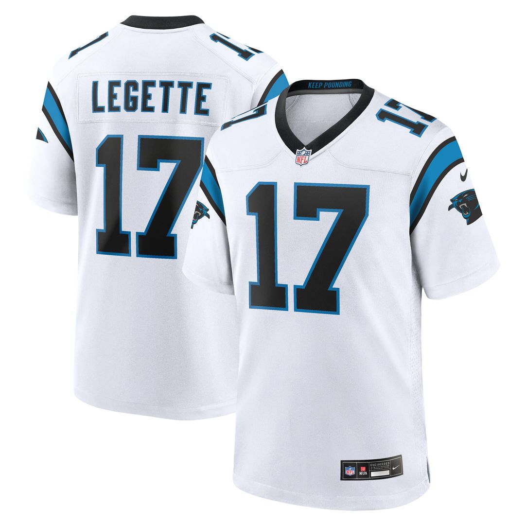 Xavier Legette Carolina Panthers Game Jersey - White
