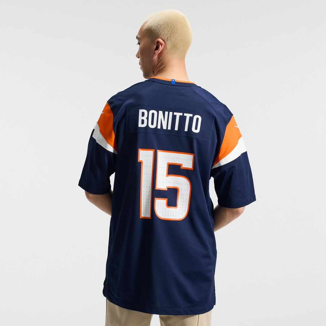 Nik Bonitto Denver Broncos Game Jersey - Orange