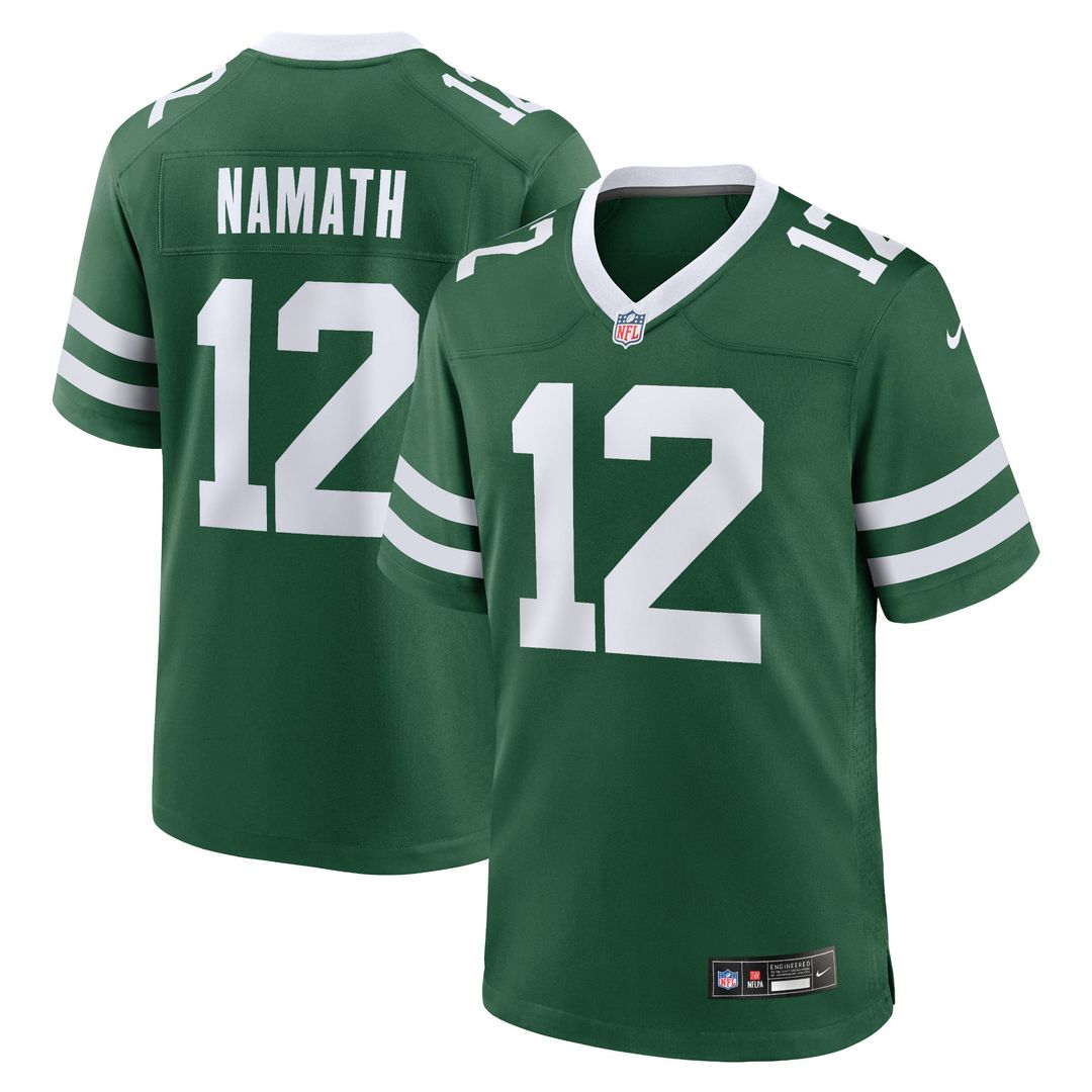 Joe Namath New York Jets Classic Alternate Game Jersey - White