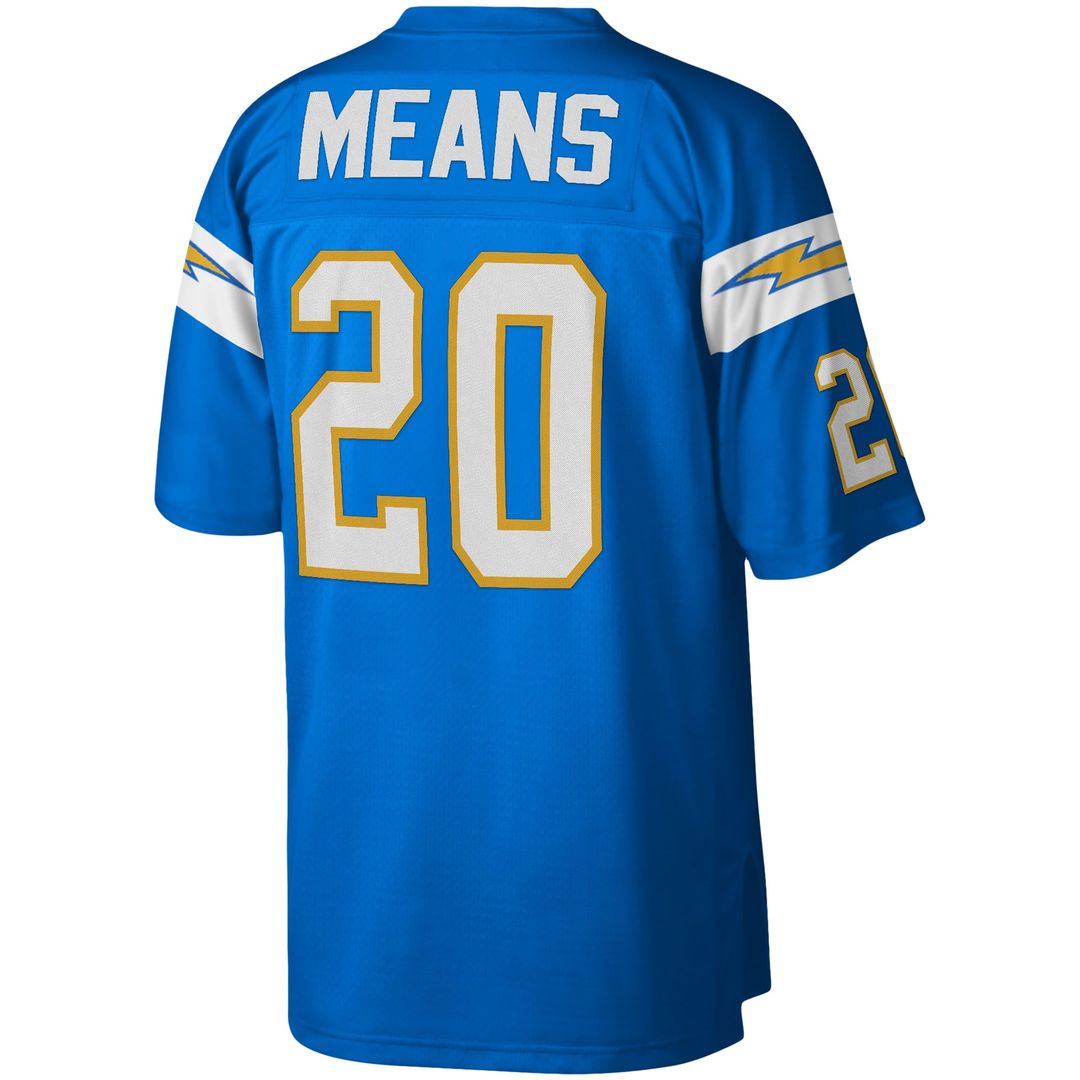 Natrone Means Los Angeles Chargers Legacy Replica Jersey - Powder Blue