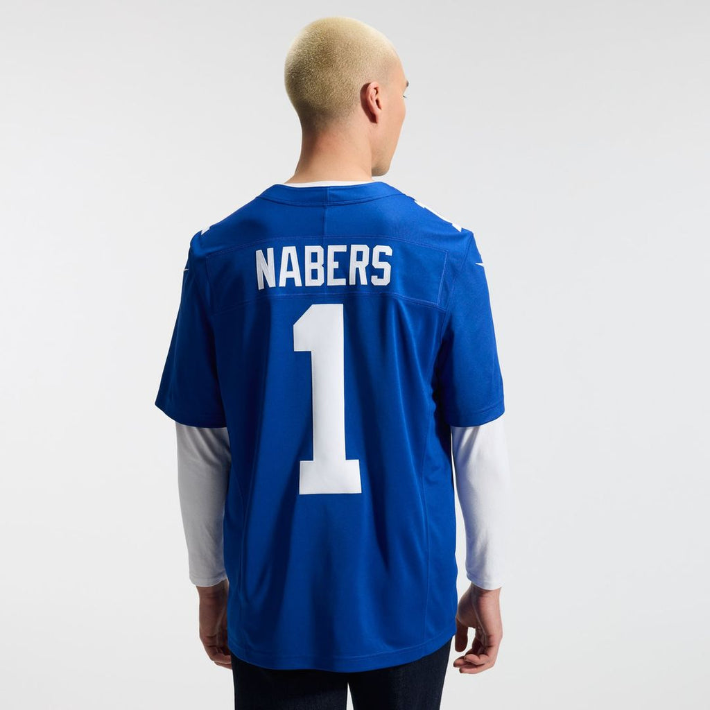 Malik Nabers New York Giants Vapor F.U.S.E. Stitched Limited Jersey - Royal Blue