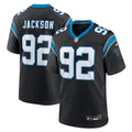 Cam Jackson Carolina Panthers Game Jersey - Black