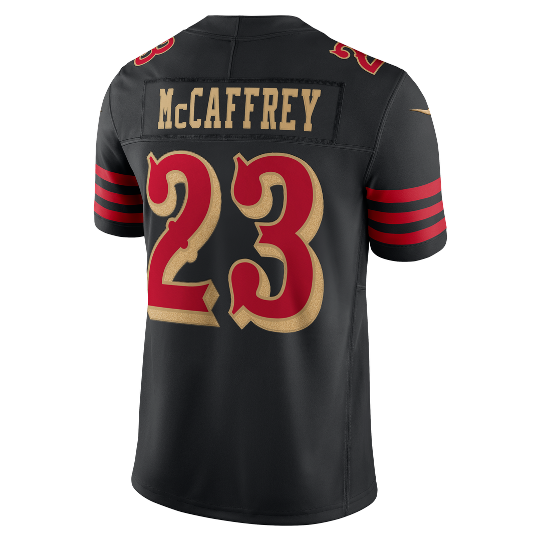 Christian McCaffrey San Francisco 49ers Rivalries Collection Stitched Limited Jersey - Black