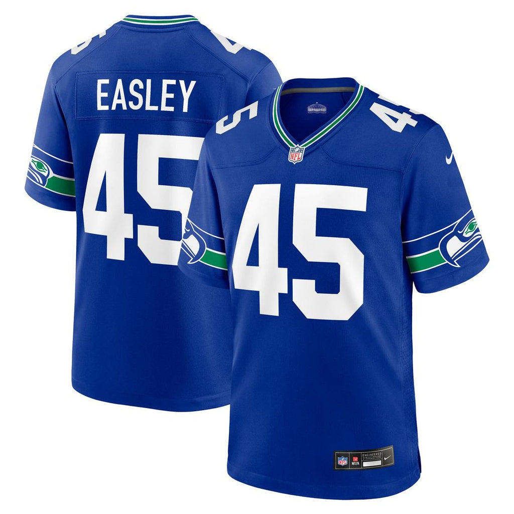 Kenny Easley Seattle Seahawks Alternate Game Jersey - Royal Blue