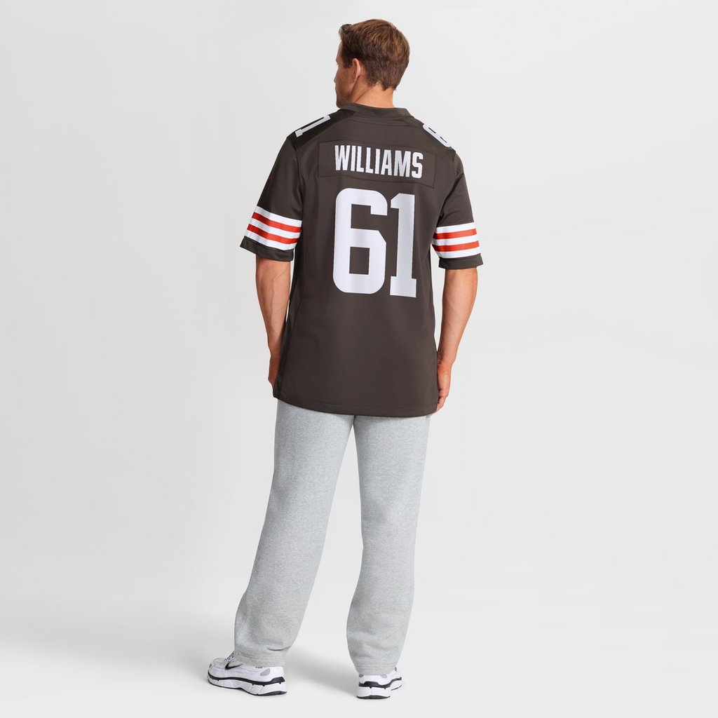 Chris Williams Cleveland Browns Game Jersey - Brown