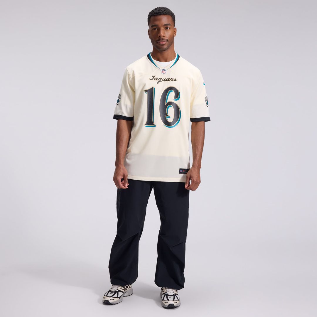 Trevor Lawrence Jacksonville Jaguars 2026 Rivalries Collection Game Jersey - Natural
