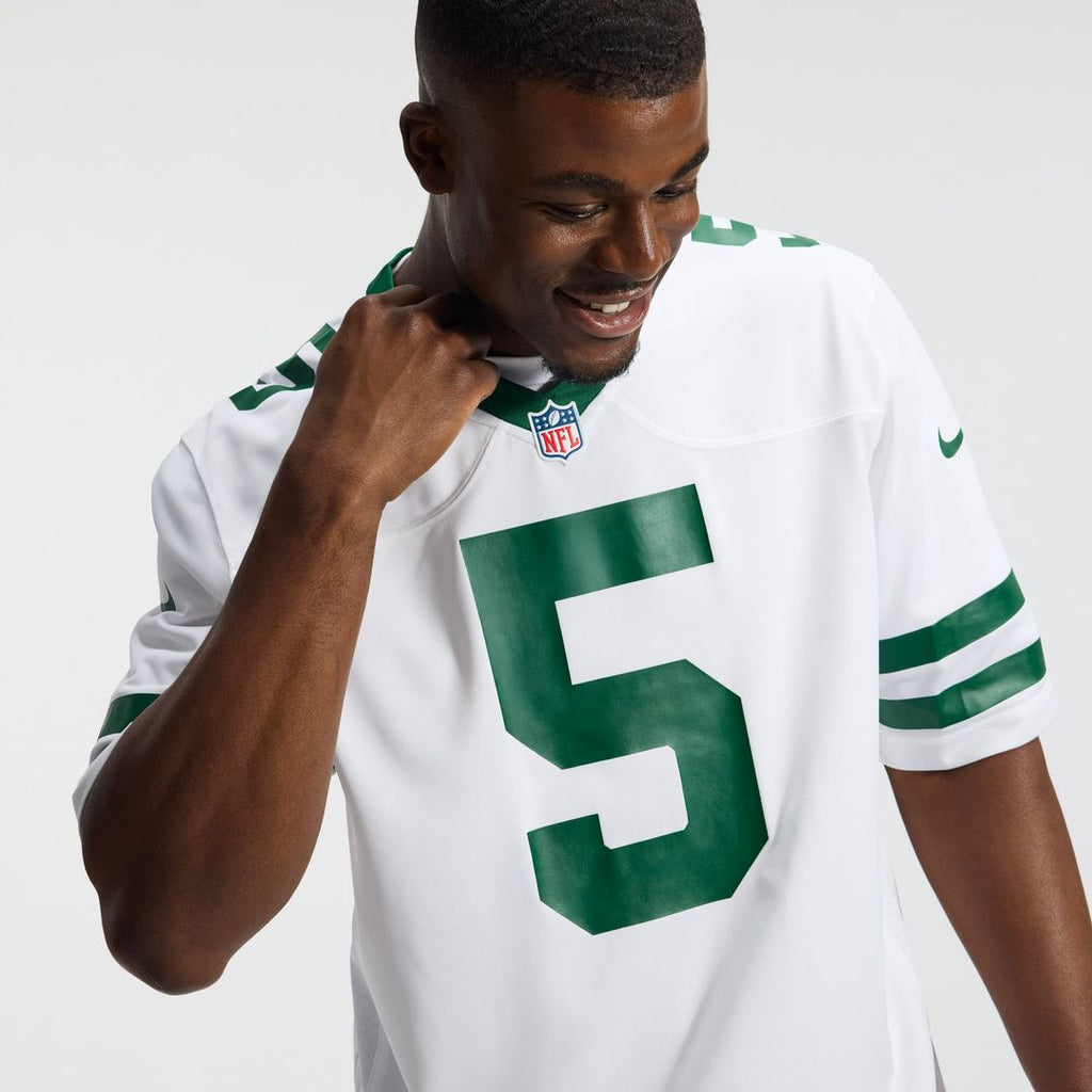 Garrett Wilson New York Jets Game Jersey - Legacy White