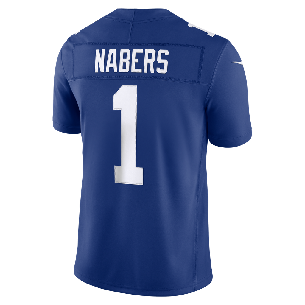 Malik Nabers New York Giants Vapor F.U.S.E. Stitched Limited Jersey - Royal Blue