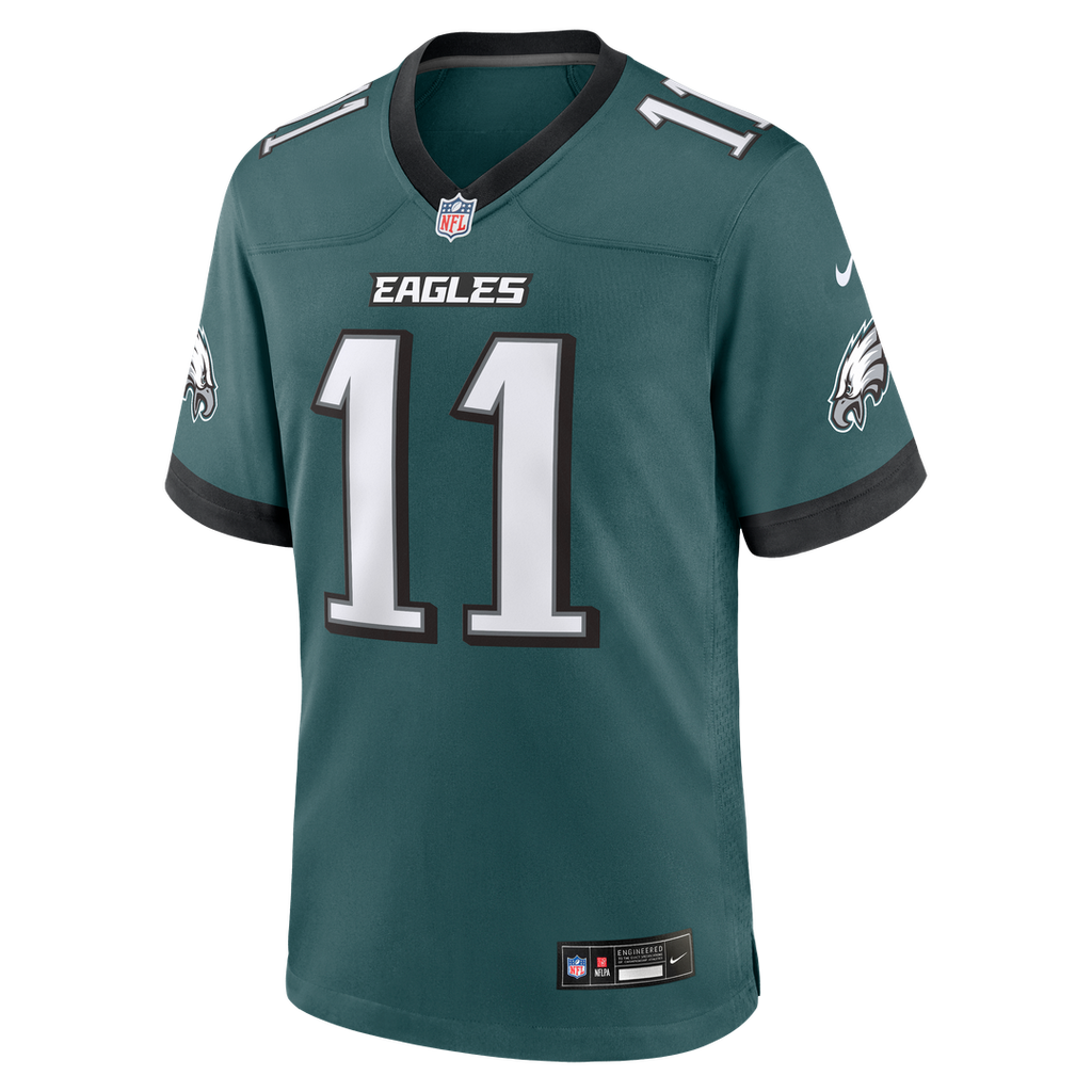 Jihaad Campbell Philadelphia Eagles Game Jersey - Midnight Green