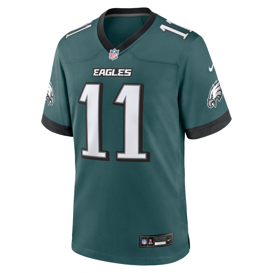 Jihaad Campbell Philadelphia Eagles Game Jersey - Midnight Green