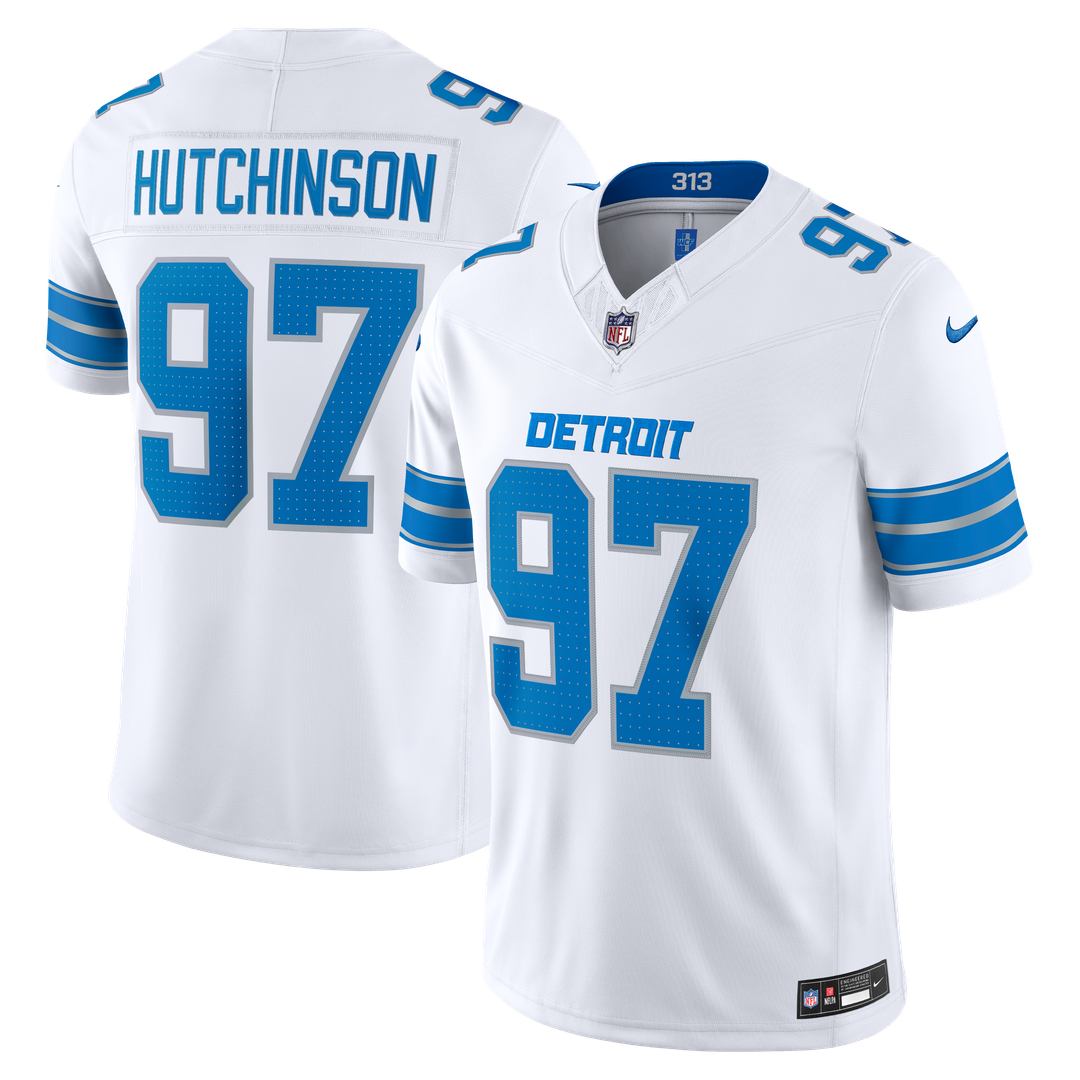 Aidan Hutchinson Detroit Lions Alternate Vapor F.U.S.E. Stitched Limited Jersey - Black
