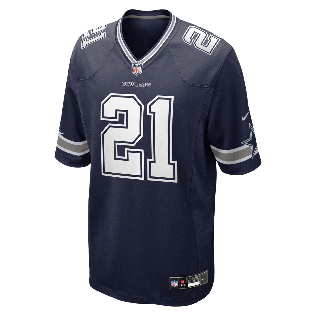 Deion Sanders Dallas Cowboys Game Jersey - Navy
