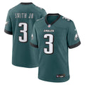 Nolan Smith Jr. Philadelphia Eagles Game Jersey - Midnight Green