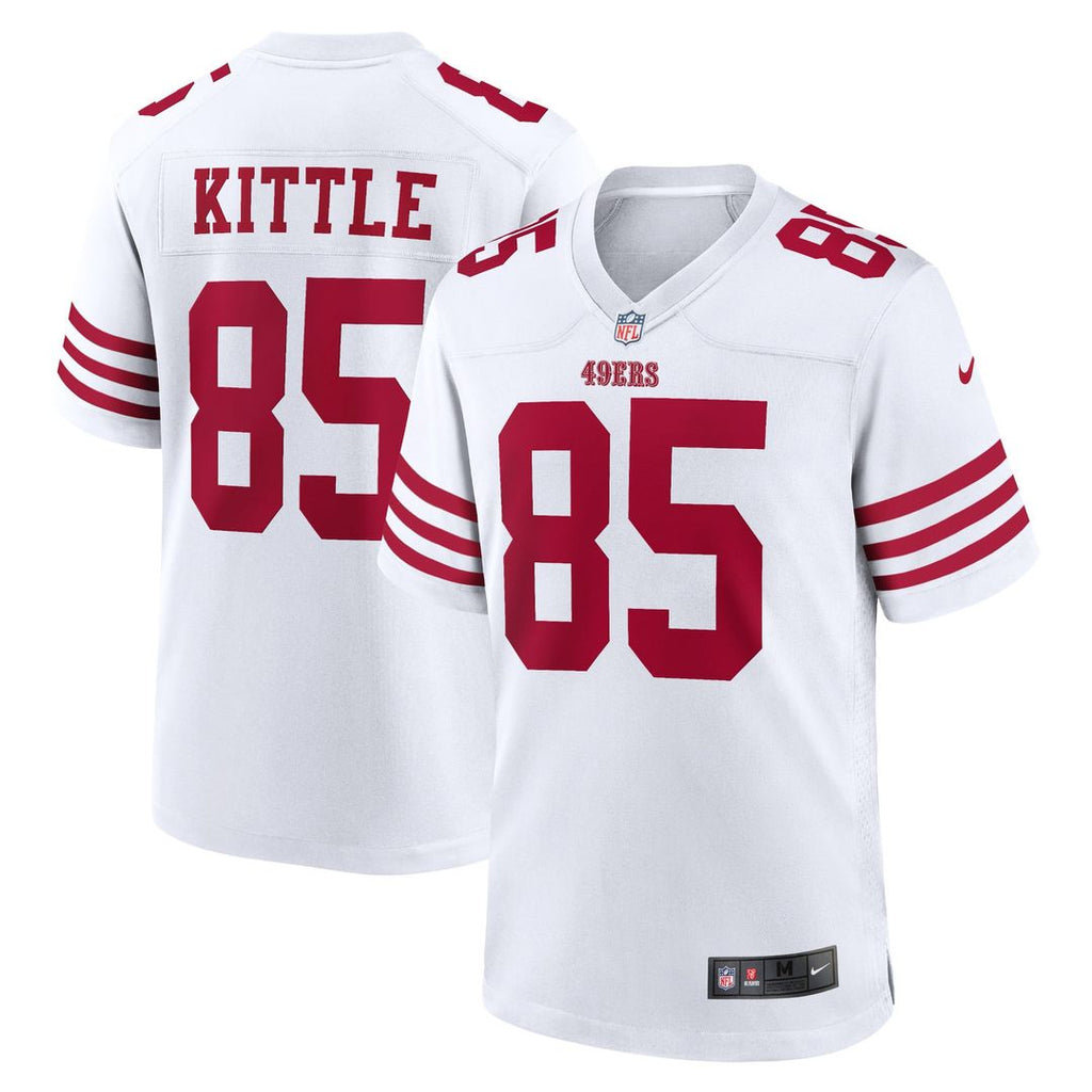 George Kittle San Francisco 49ers Game Jersey - White