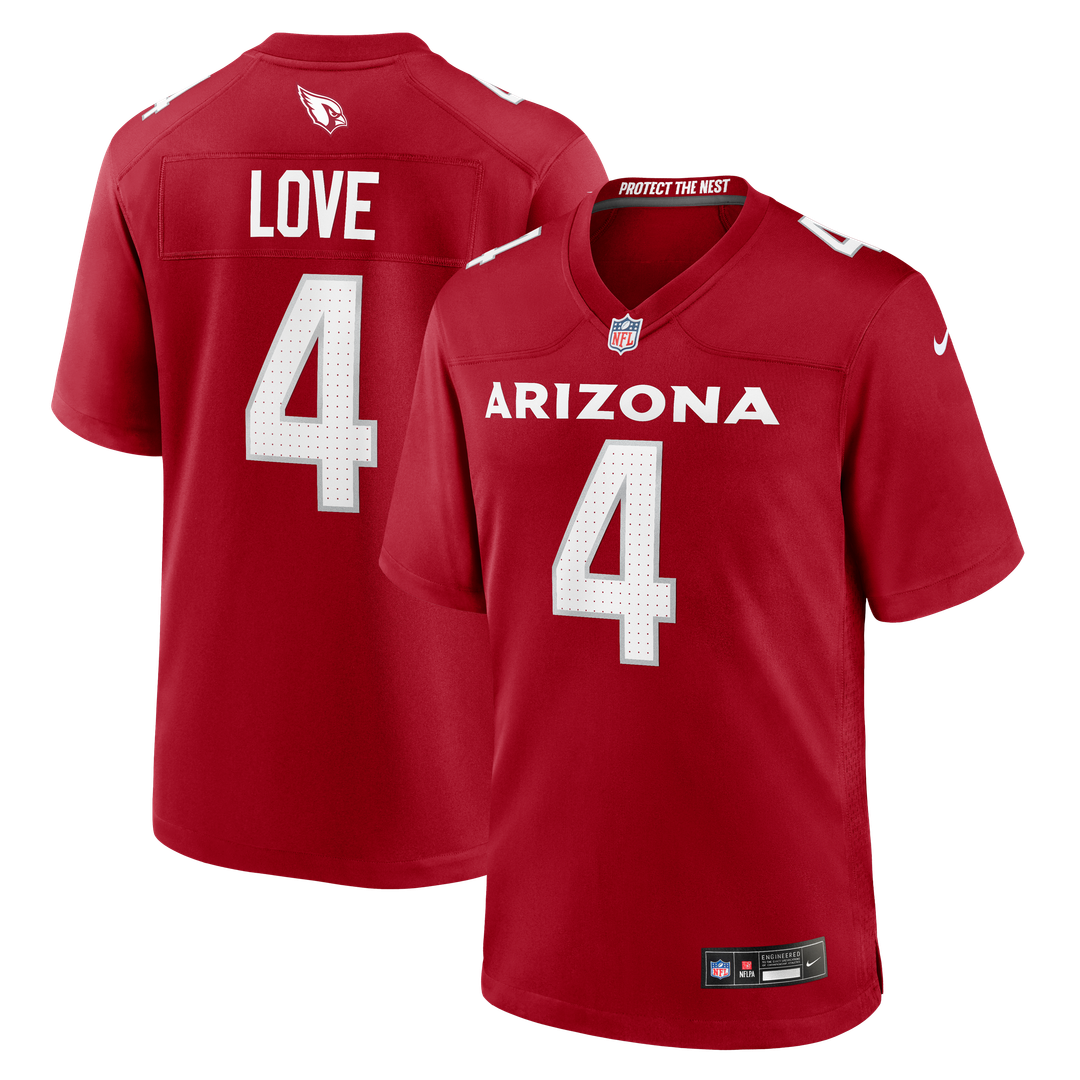 Jeremiyah Love Arizona Cardinals Alternate Game Jersey - Black