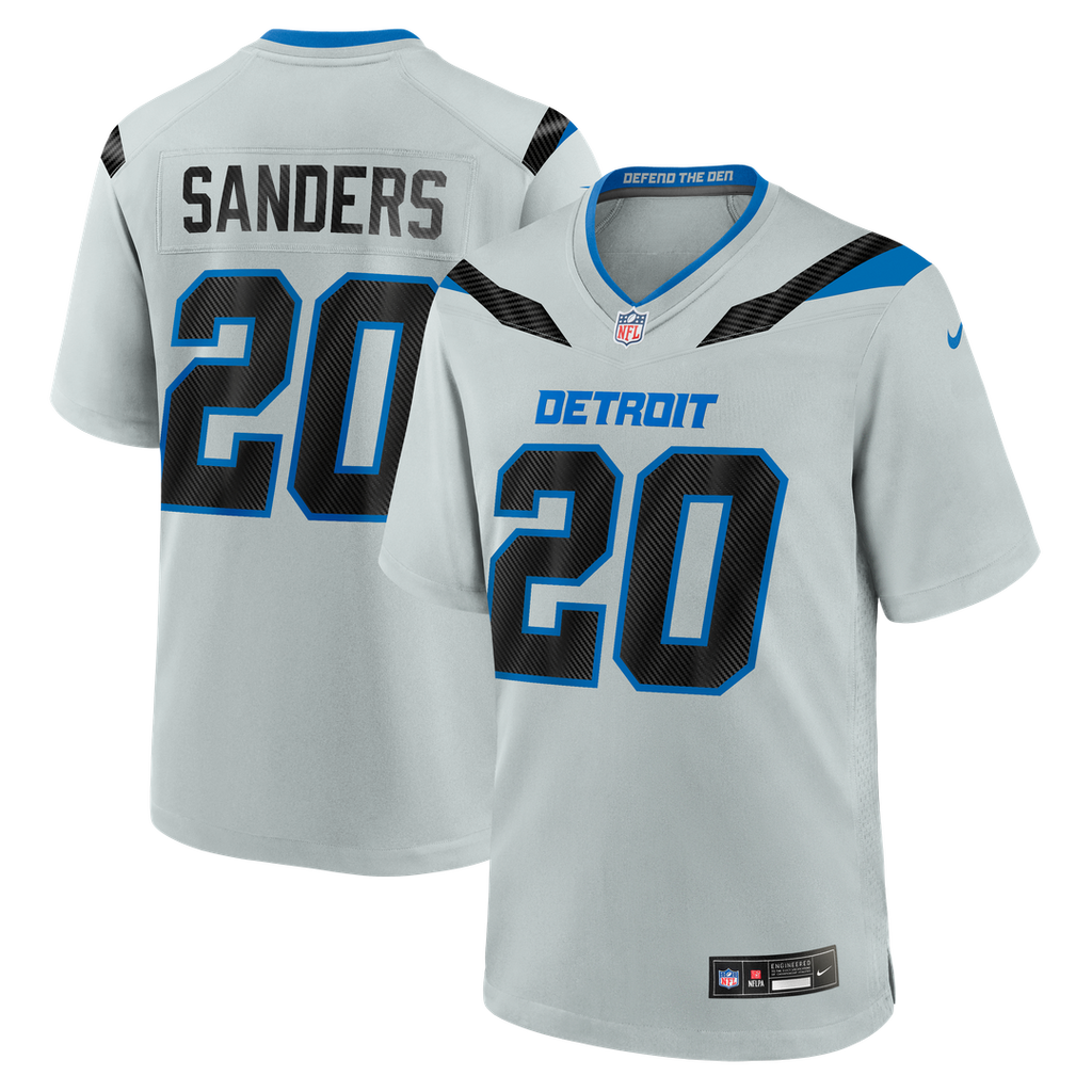 Barry Sanders Detroit Lions 2026 Rivalries Collection Game Jersey - Silver