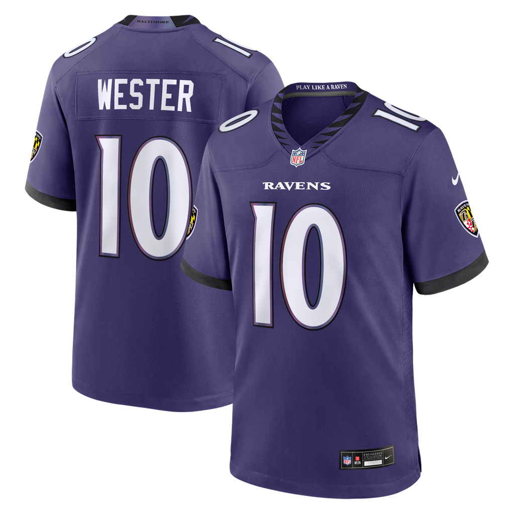 LaJohntay Wester Baltimore Ravens Game Jersey - Purple