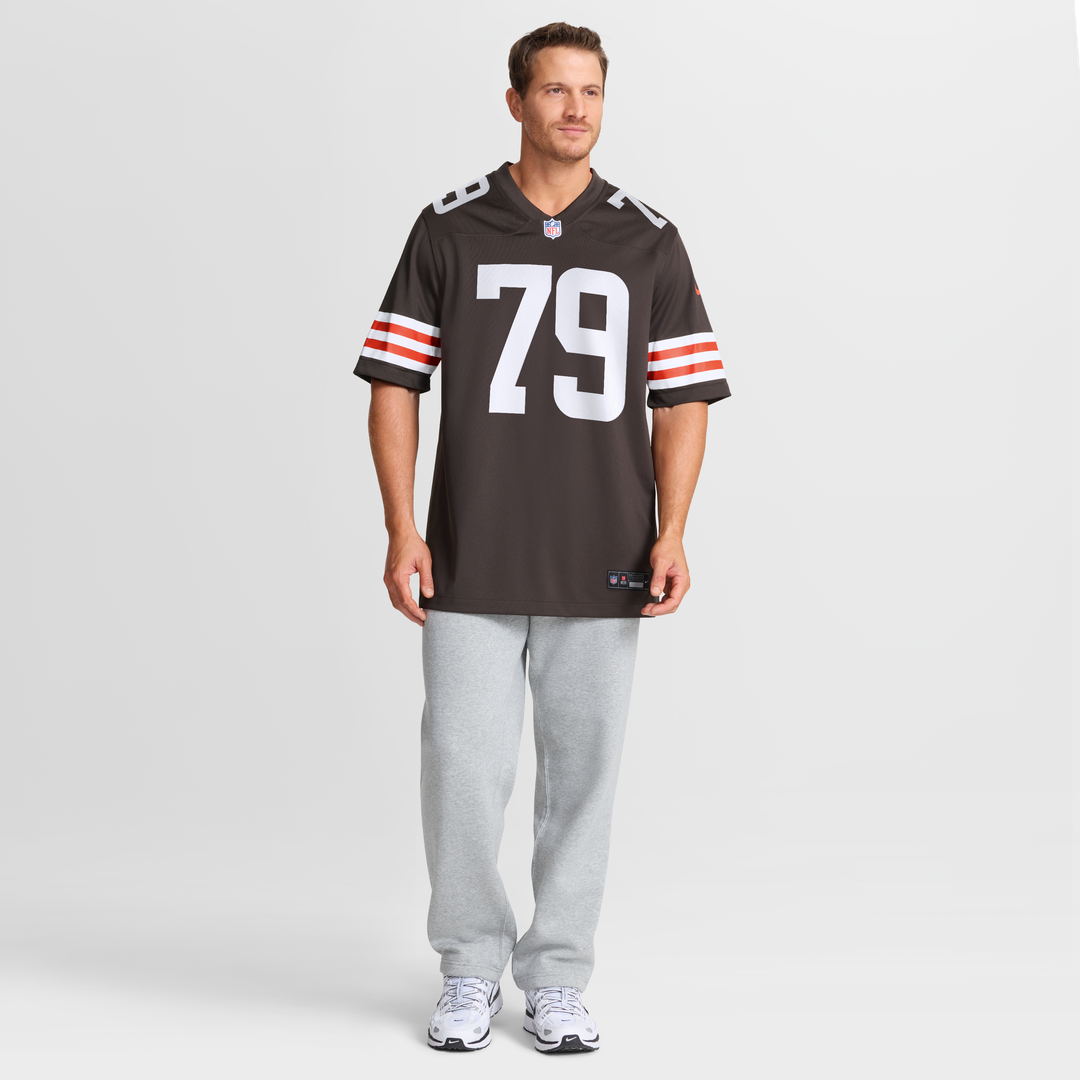 Dawand Jones Cleveland Browns Game Jersey - Brown