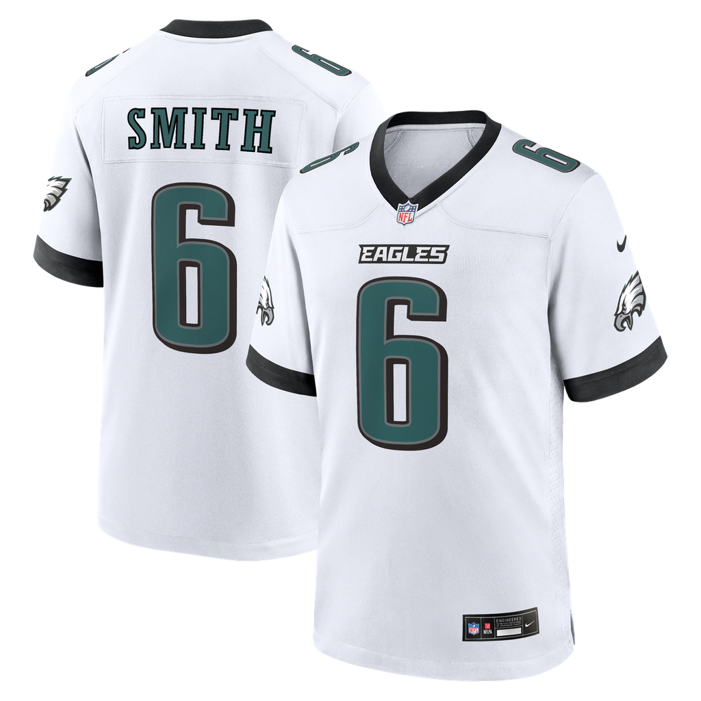 DeVonta Smith Philadelphia Eagles Game Jersey - White