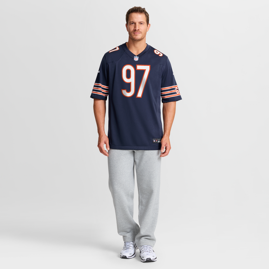 James Lynch Chicago Bears Game Jersey - Navy