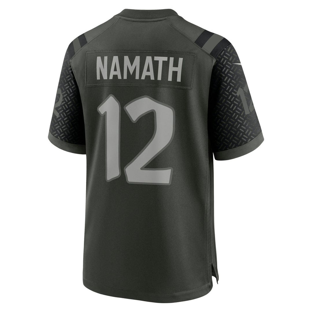 Joe Namath New York Jets Rivalries Collection Game Jersey - Green
