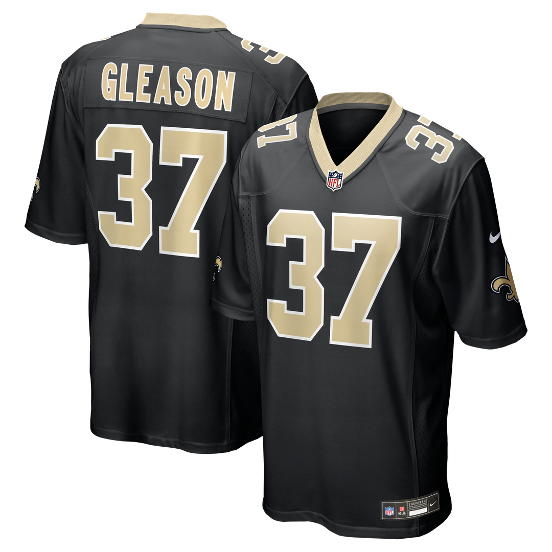 Steve Gleason New Orleans Saints Game Jersey - Black