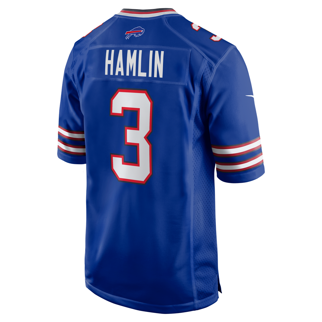 Damar Hamlin Buffalo Bills Game Jersey - White