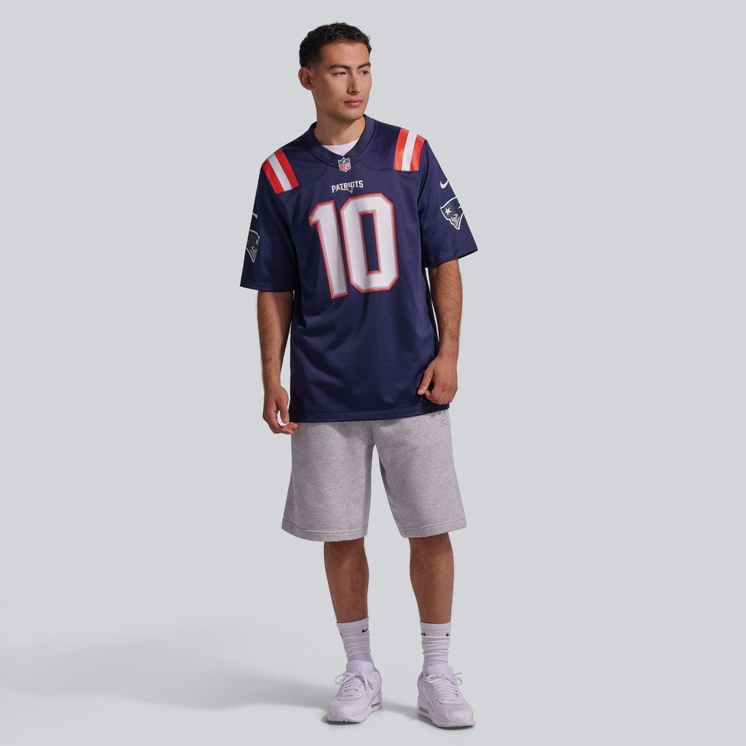 Drake Maye New England Patriots Game Jersey - White