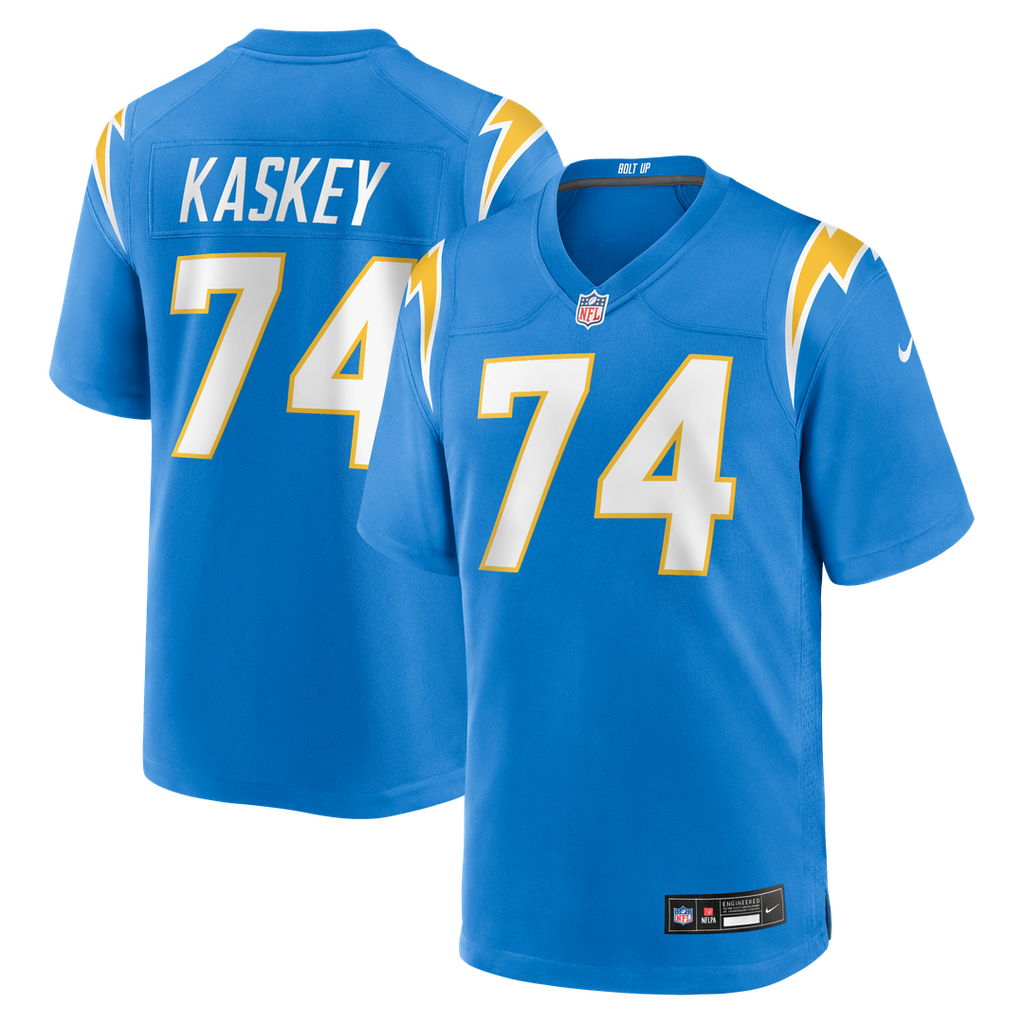 Matt Kaskey Los Angeles Chargers Game Jersey - Powder Blue
