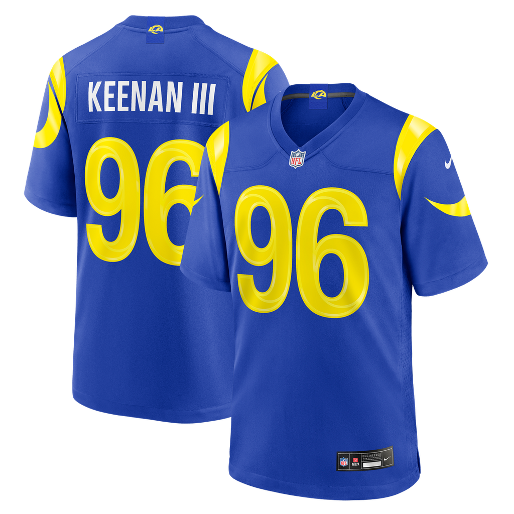 Tim Keenan III Los Angeles Rams Game Jersey - Royal Blue