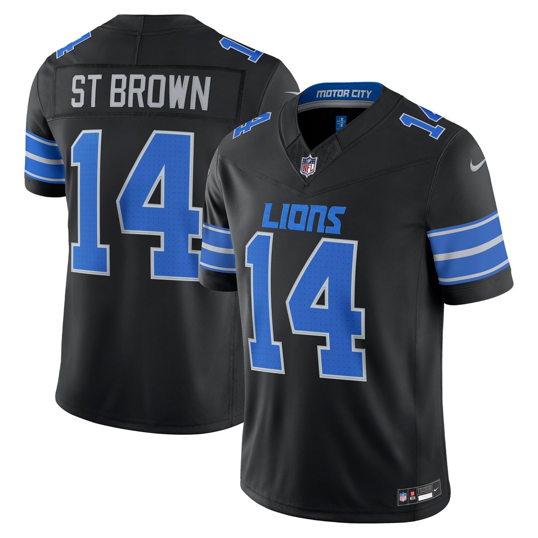 Amon-Ra St. Brown Detroit Lions Vapor F.U.S.E. Stitched Limited Jersey - White