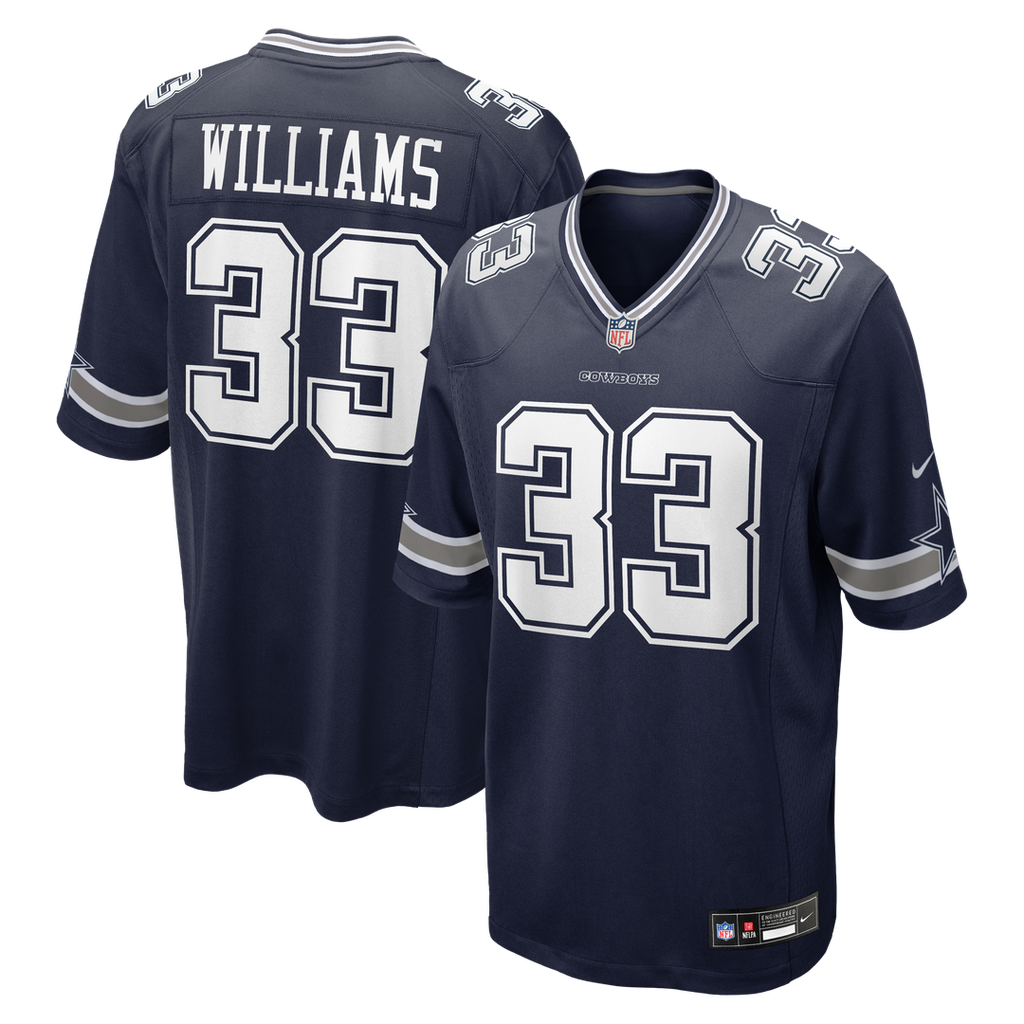 Javonte Williams Dallas Cowboys Game Jersey - Navy