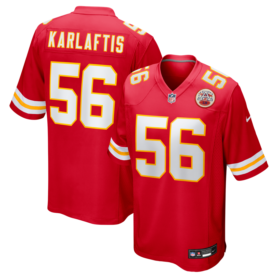 George Karlaftis Kansas City Chiefs Game Jersey - Red