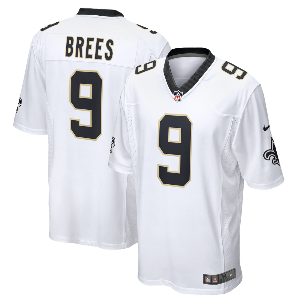 Drew Brees New Orleans Saints Game Jersey - White
