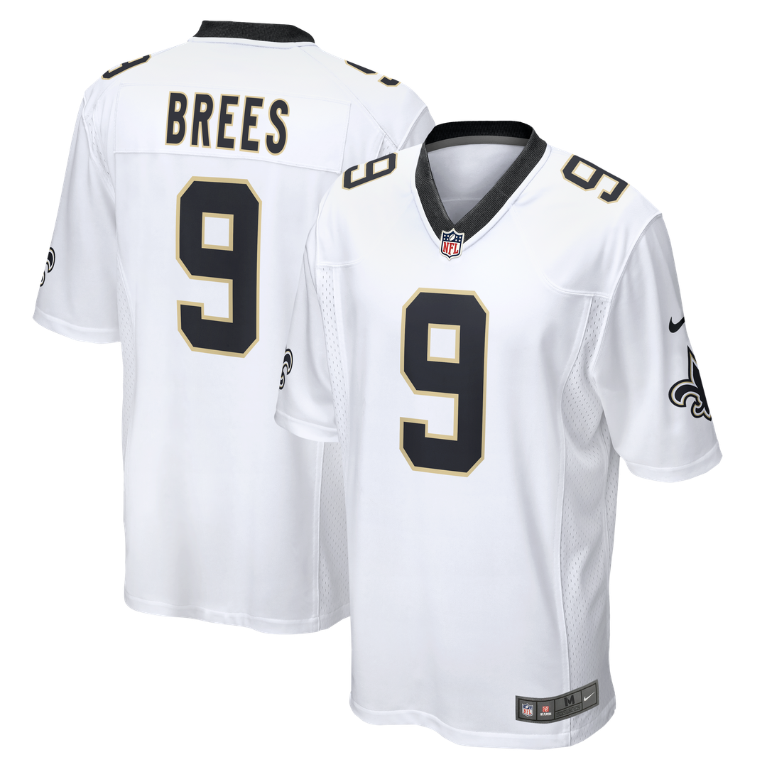 Drew Brees New Orleans Saints Game Jersey - White