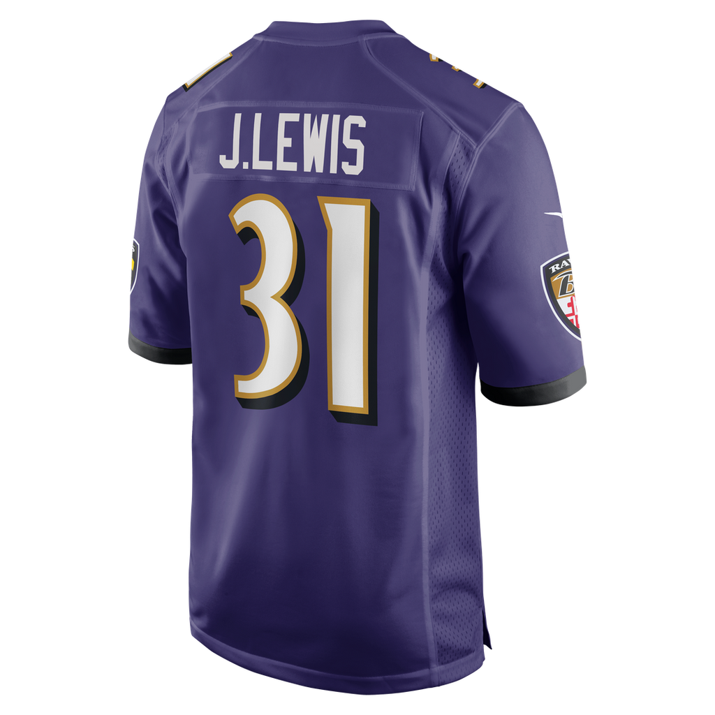 Jamal Lewis Baltimore Ravens Game Jersey - Purple