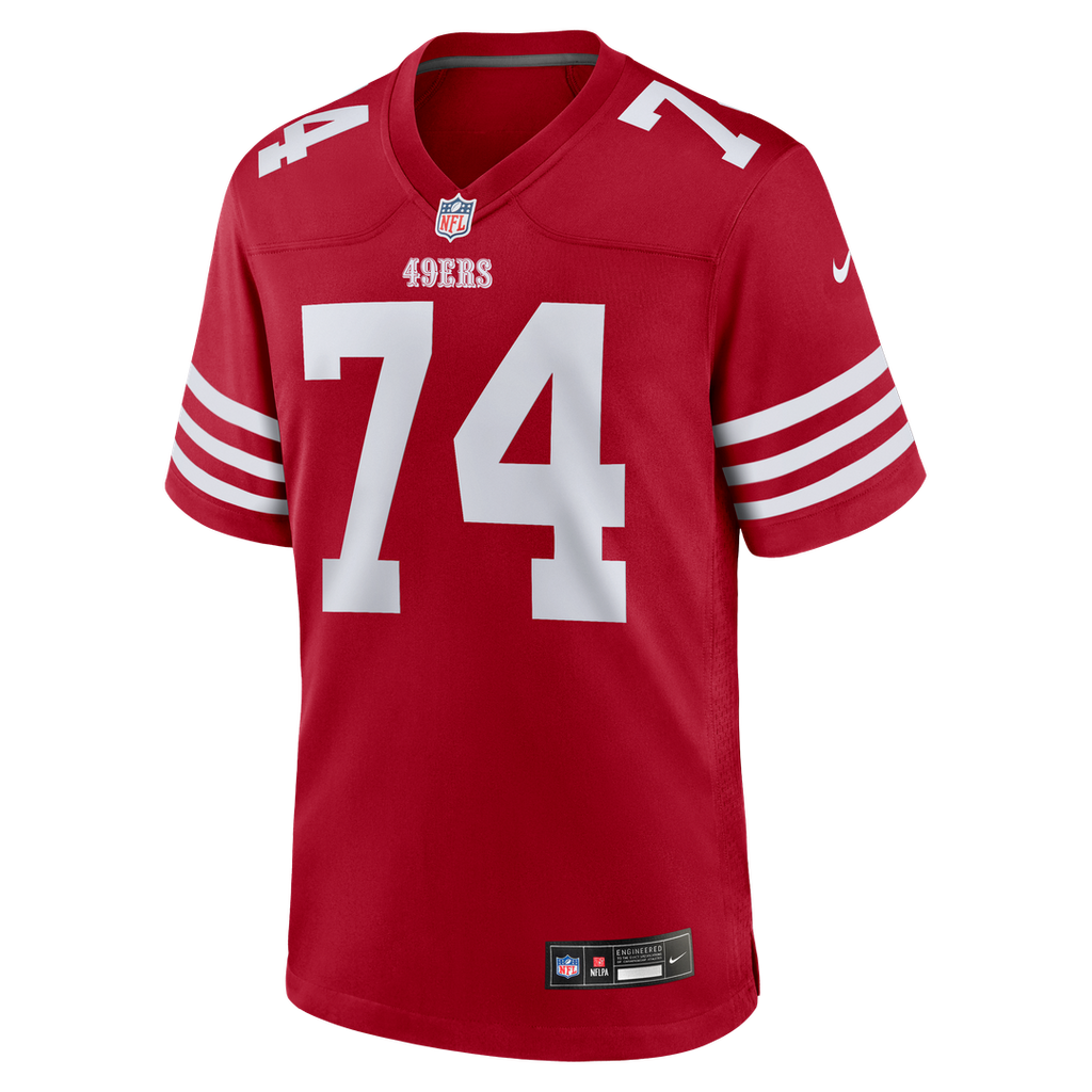 Brett Toth San Francisco 49ers Game Jersey - Scarlet