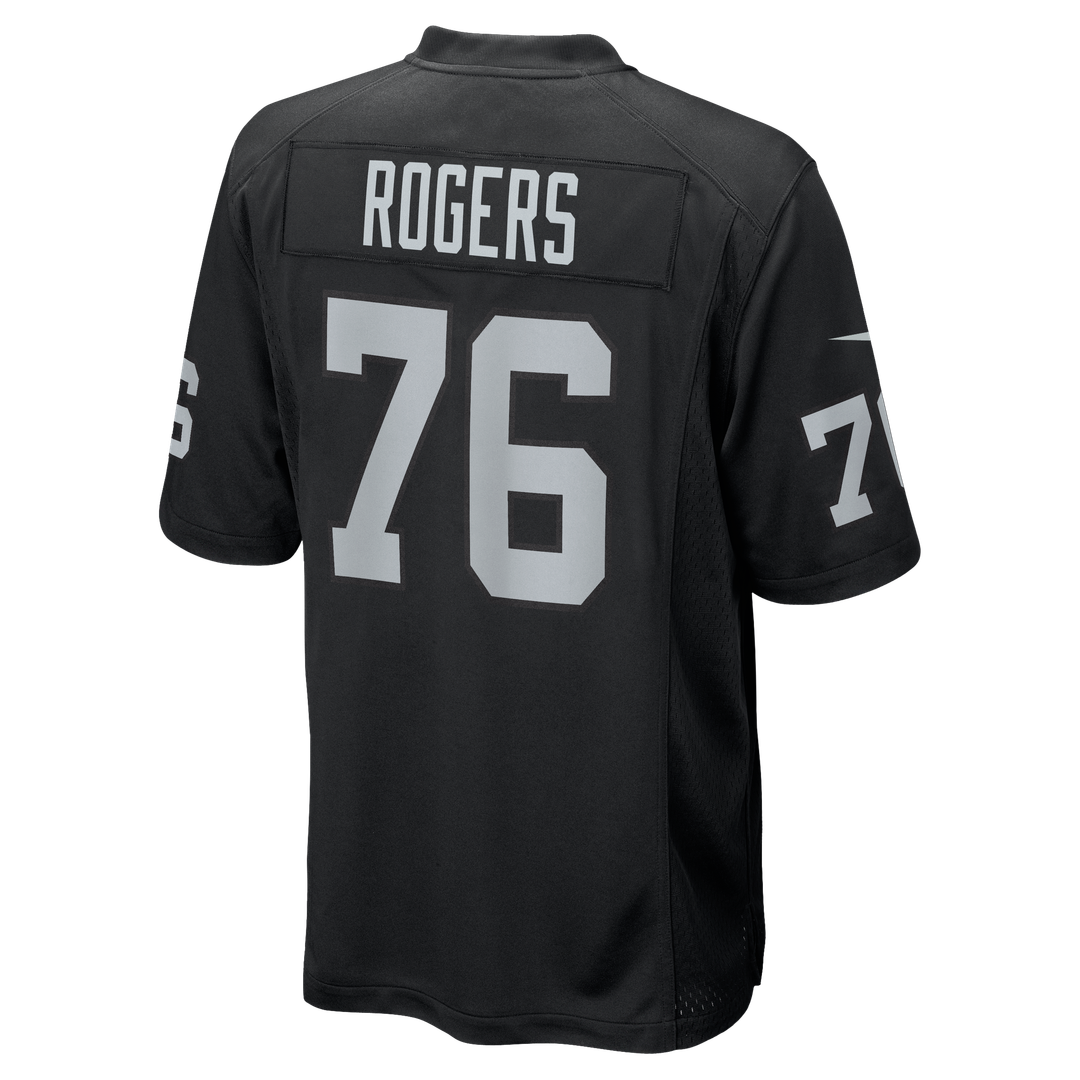 Caleb Rogers Las Vegas Raiders Game Jersey - Black