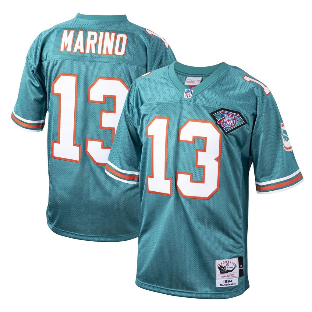 Dan Marino Miami Dolphins 1994 Authentic Throwback Jersey - Aqua