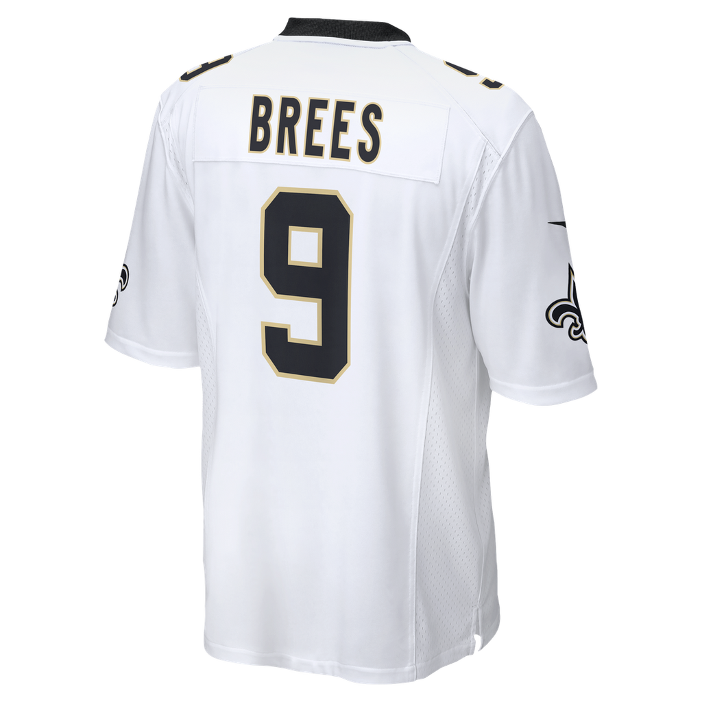 Drew Brees New Orleans Saints Game Jersey - Black